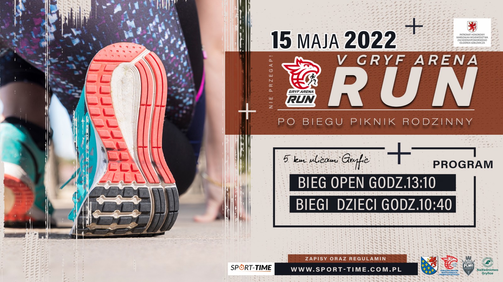 Utrudnienia w ruchu w związku z biegiem V Gryf Arena Run (15.05.2022)
